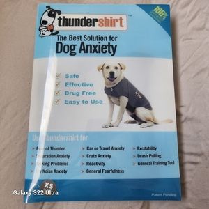 Thundershirt for your Fur baby/ Dog size xs solid gray